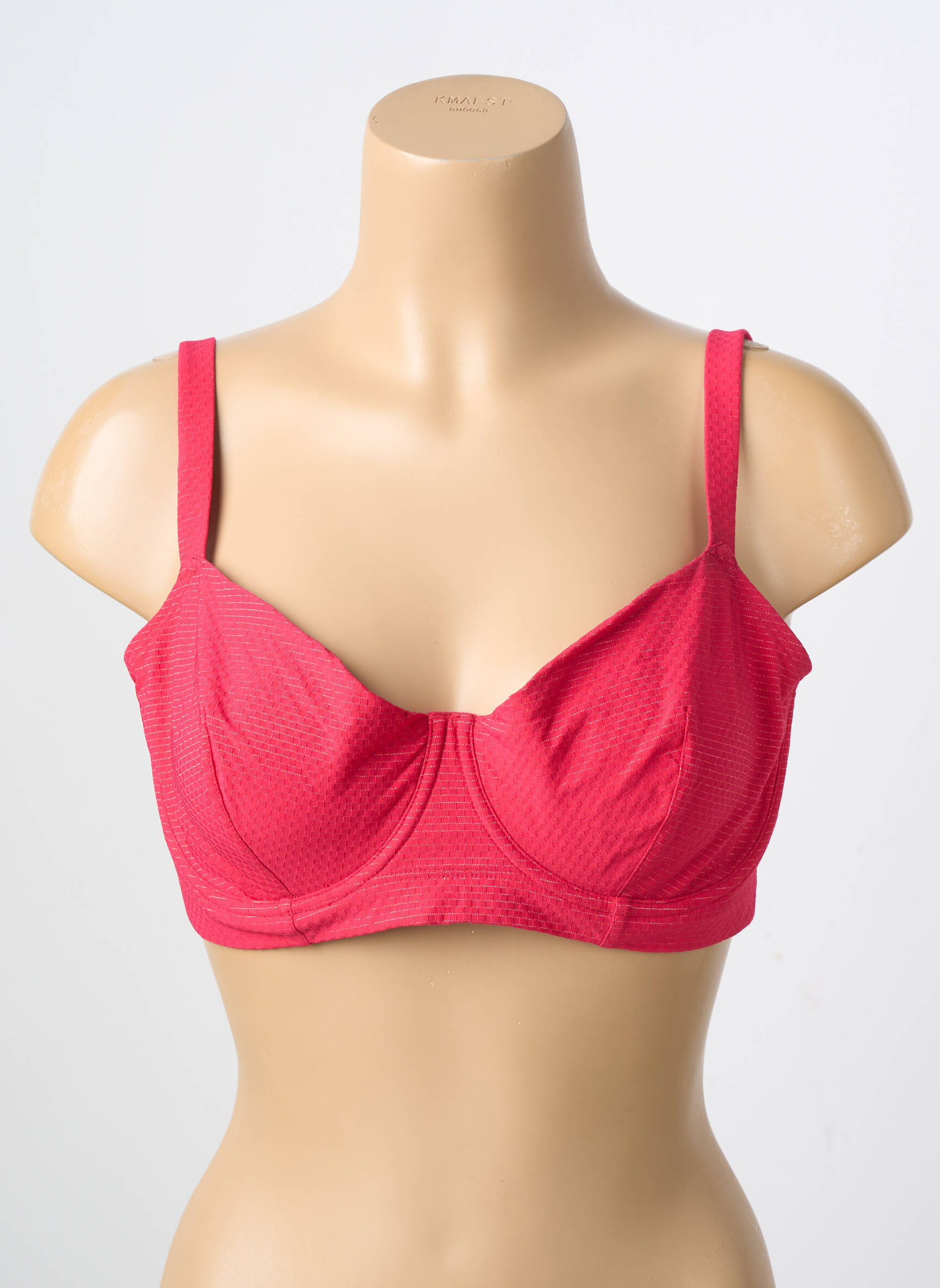 Sutien de costum de baie elasticitate sutien cupe întregi cu decolteu înalt roz SIMONE PERELE femeie