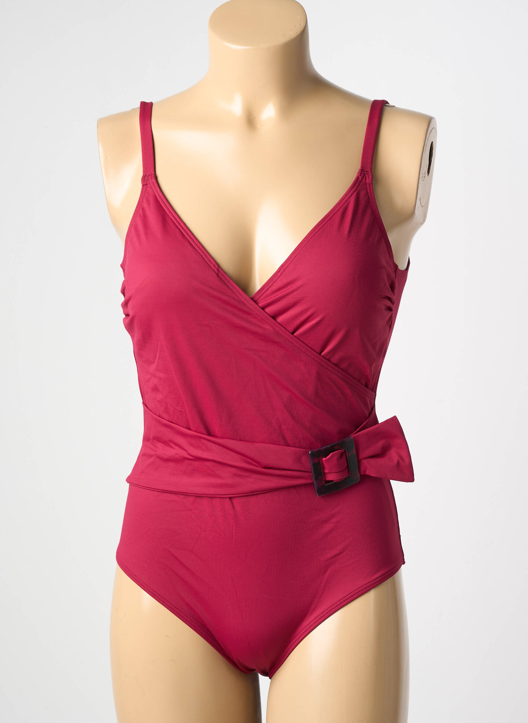 Costum de baie dintr-o singură piesă elasticitate top triunghiuri violet SIMONE PERELE femeie