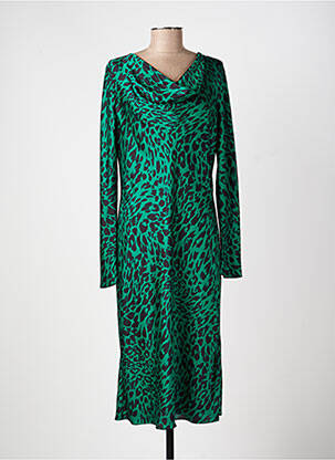 Rochie midi mâneci lungi mâneci lungi verde JOSEPH RIBKOFF femeie