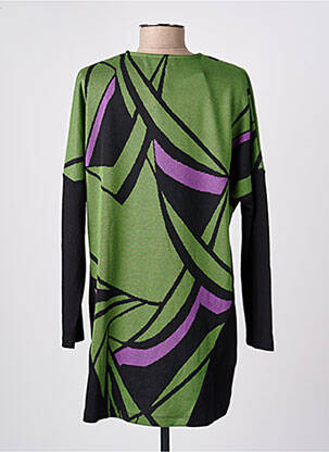 Pulover tunică elasticitate mâneci lungi verde EVER SASSY femeie
