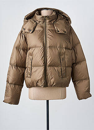 Geacă matlasată mâneci lungi cu glugă maro MPC (MA PETITE CAPSULE) femeie