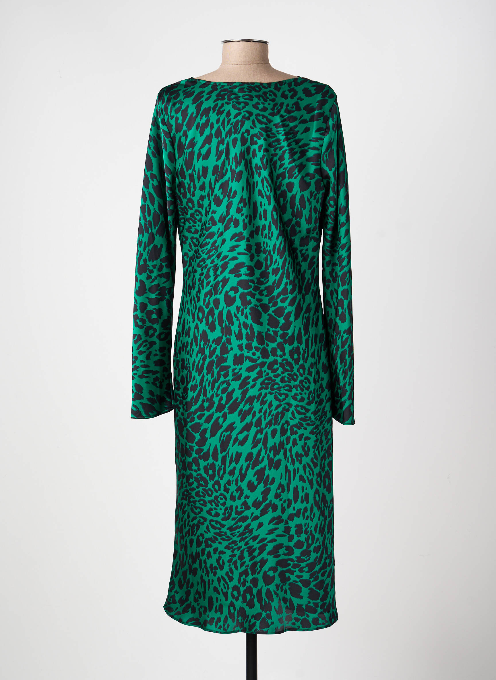 Rochie midi mâneci lungi mâneci lungi verde JOSEPH RIBKOFF femeie