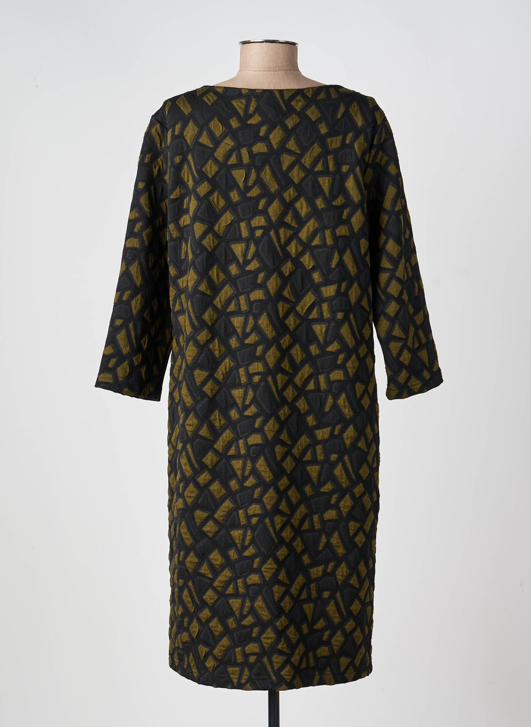 Rochie midi mâneci lungi mâneci lungi verde JOSEPH RIBKOFF femeie