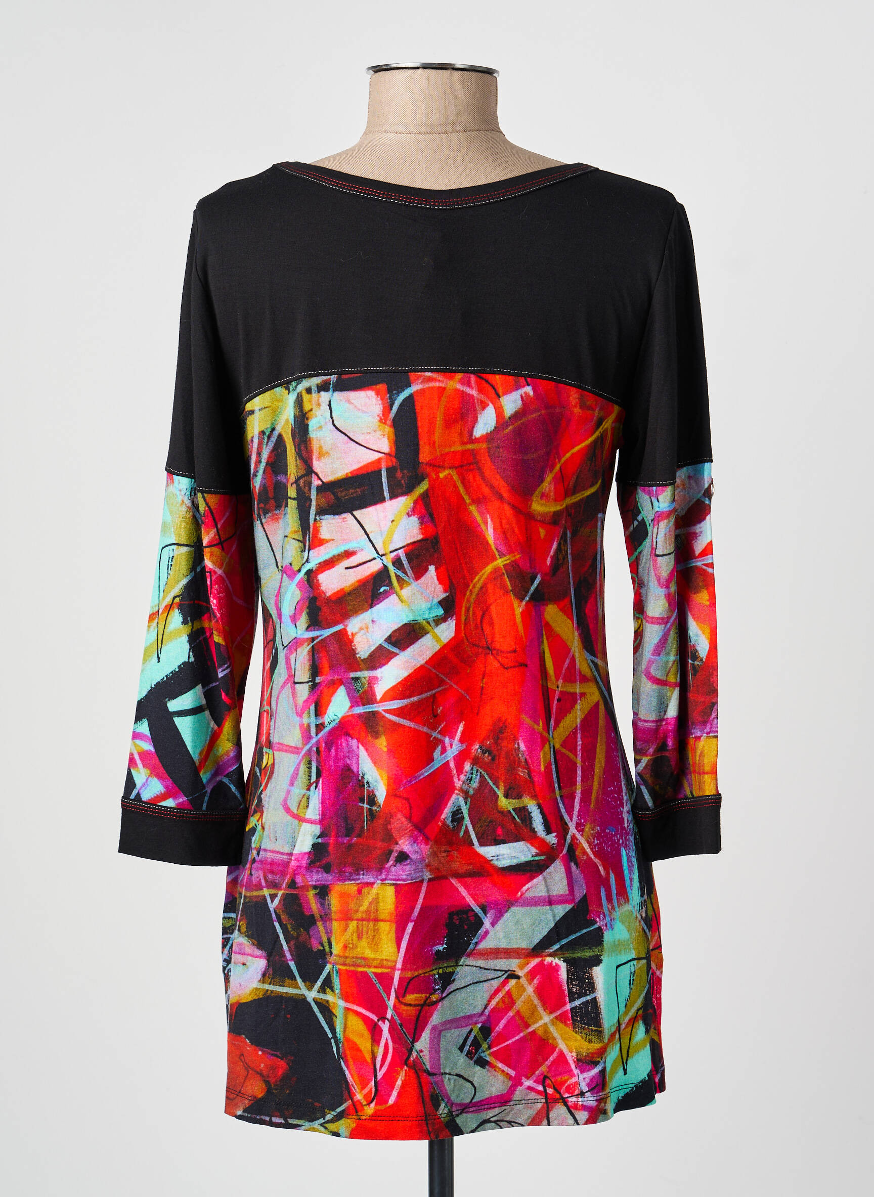 Tricou mâneci lungi mâneci lungi roșu DOLCEZZA femeie