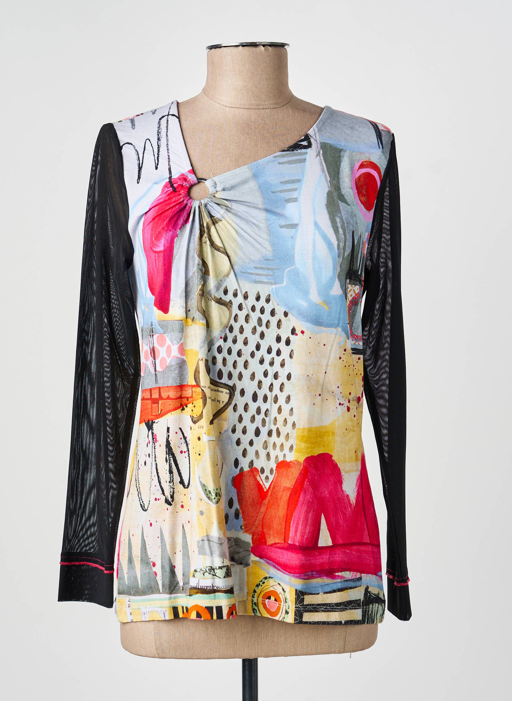 Tricou mâneci lungi mâneci lungi negru DOLCEZZA femeie