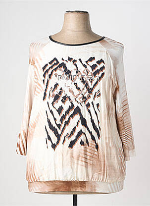 Tricou mâneci 3/4 mâneci 3/4 bej FRANK WALDER femeie