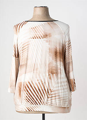 Tricou mâneci 3/4 mâneci 3/4 bej FRANK WALDER femeie