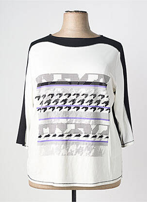 Tricou mâneci 3/4 mâneci 3/4 negru FRANK WALDER femeie