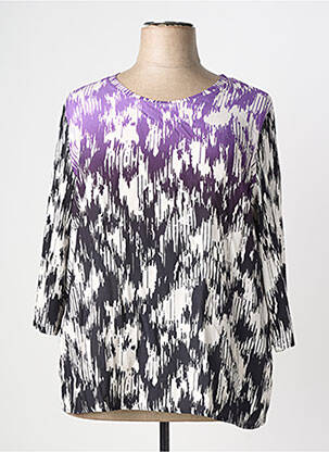 Tricou mâneci 3/4 mâneci 3/4 negru FRANK WALDER femeie