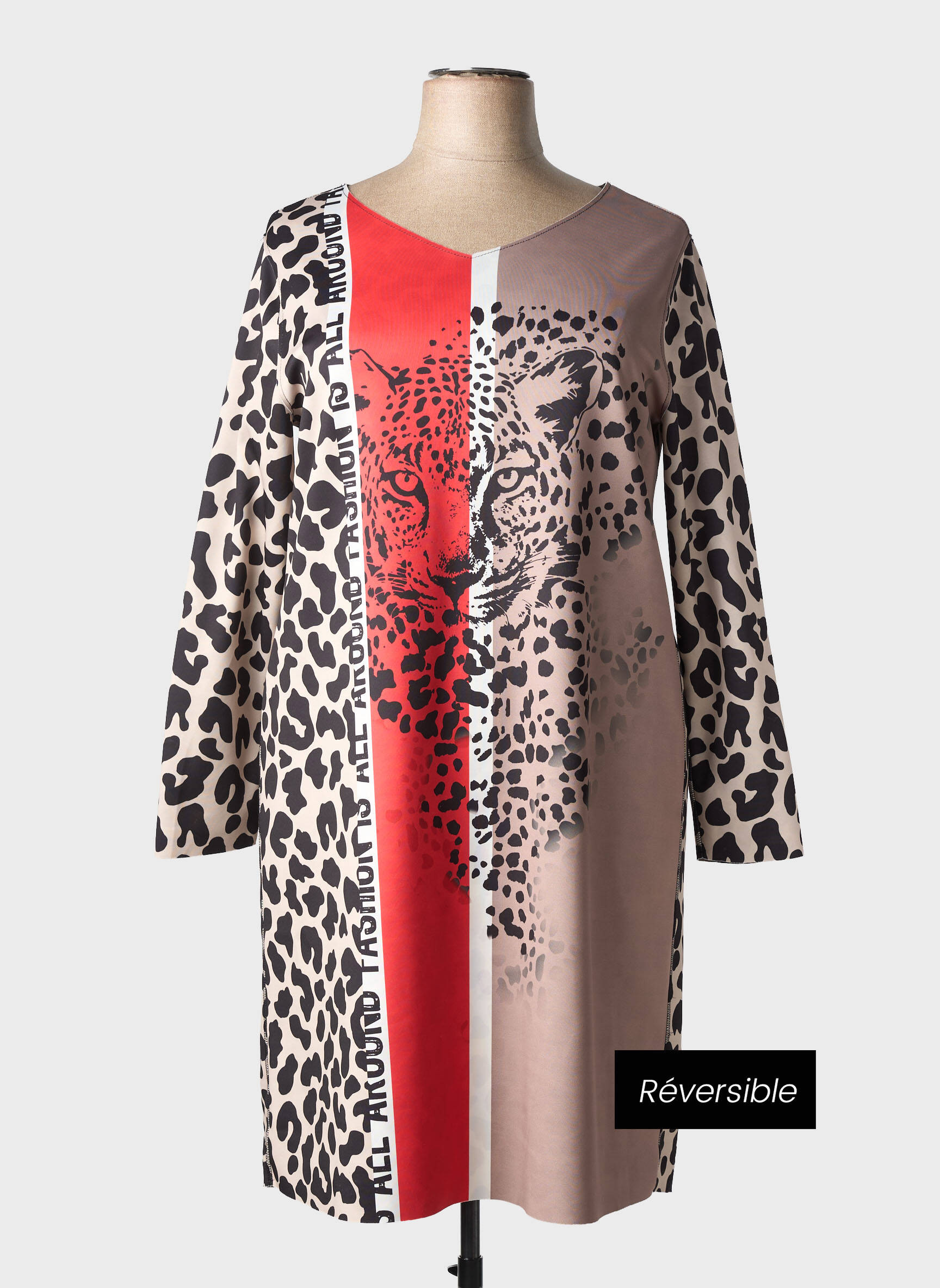 Rochie midi mâneci lungi mâneci lungi maro TUZZI femeie