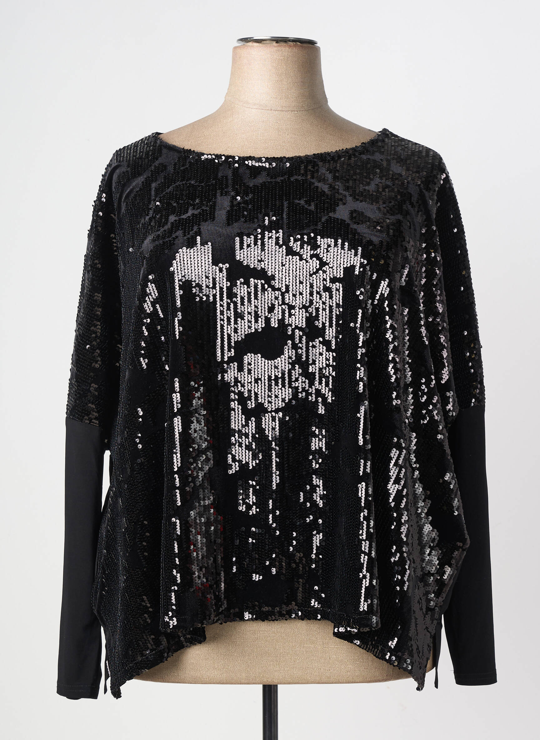 Top mâneci lungi mâneci lungi negru JOSEPH RIBKOFF femeie