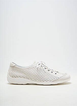 Adidași material neted toc plat până la 3 cm alb REMONTE femeie