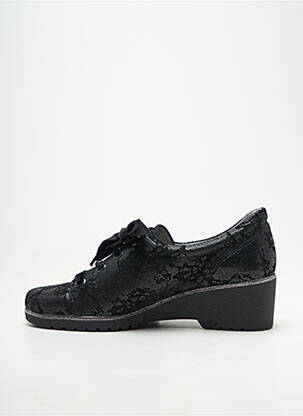Încălțăminte de confort arcadă plantară toc de 4 la 6 cm negru PEDI GIRL femeie