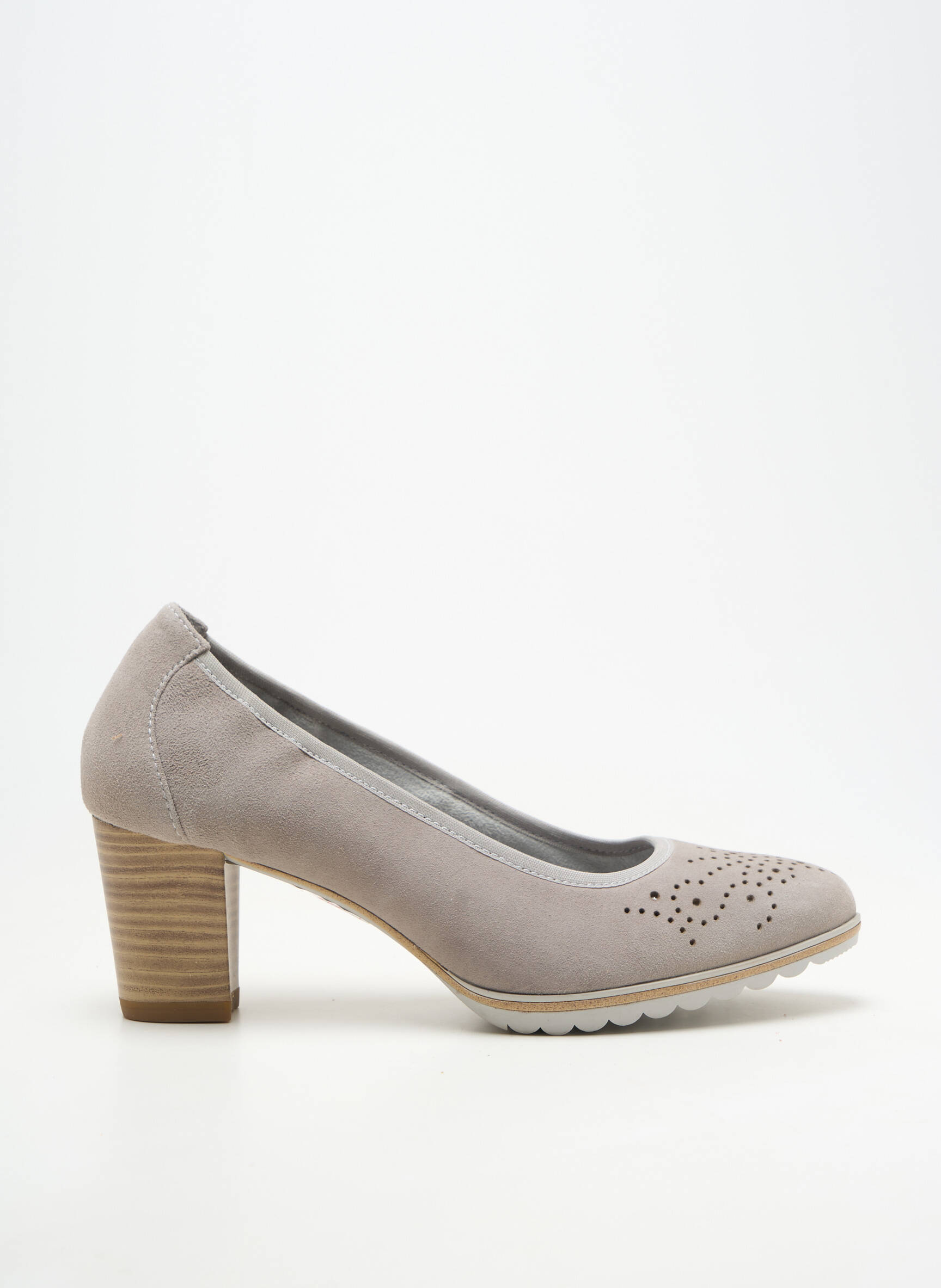 Pantofi cu toc toc de 4 la 6 cm gri TAMARIS femeie