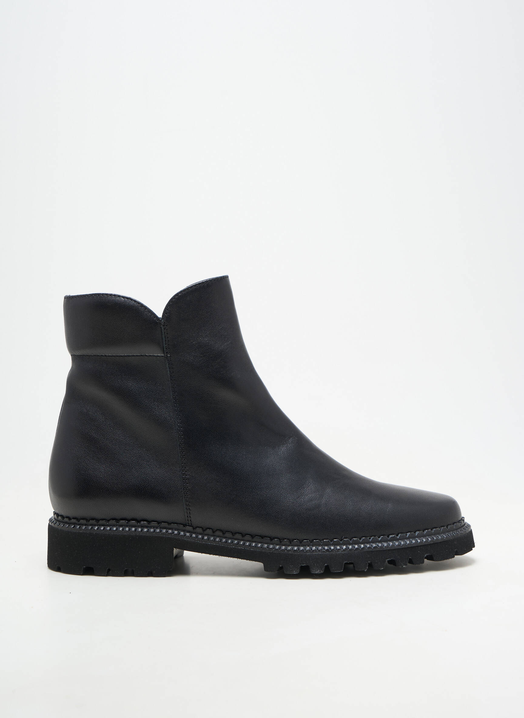 Botine/ghete material neted toc plat până la 3 cm negru BRUNATE femeie