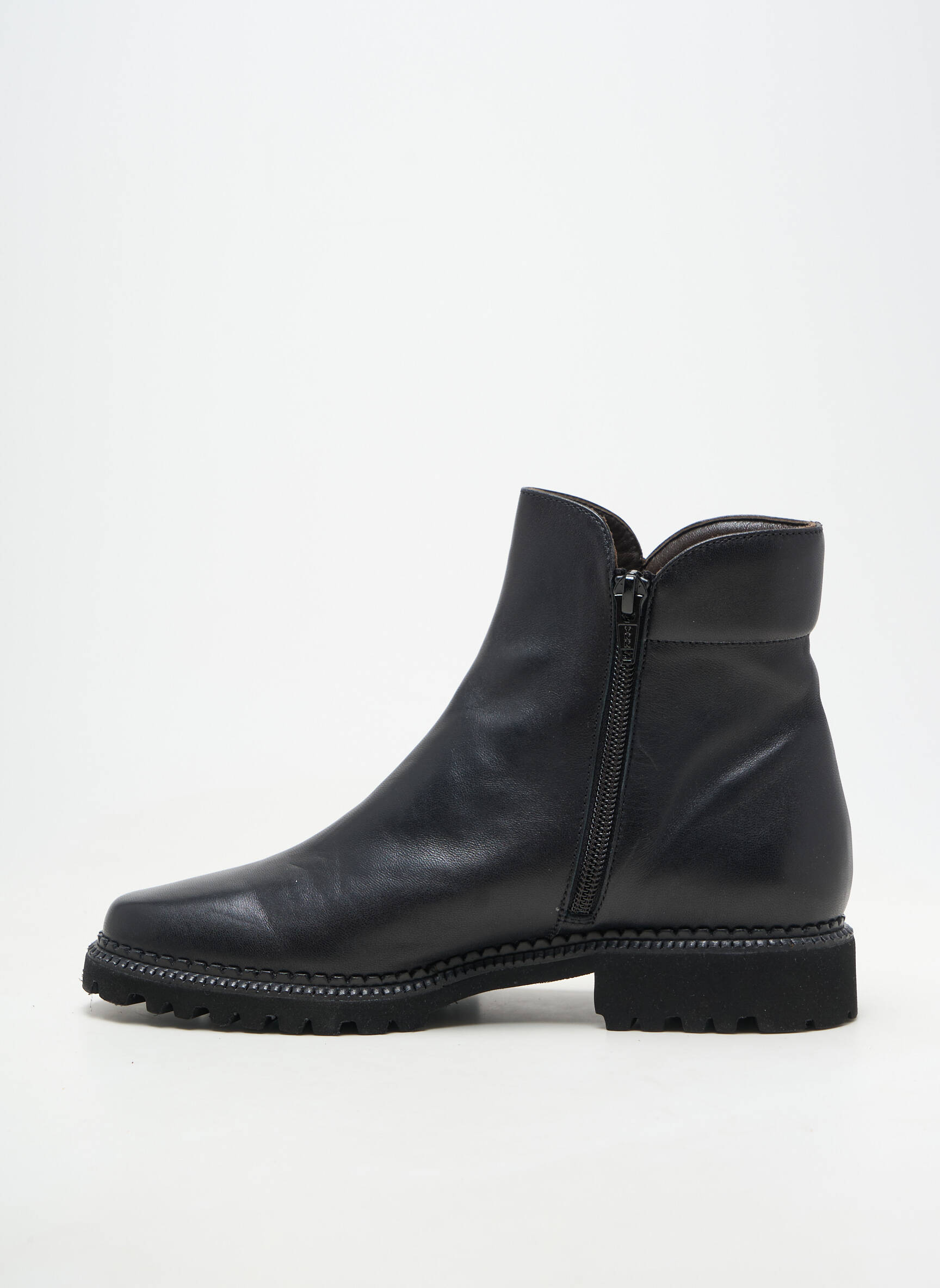 Botine/ghete material neted toc plat până la 3 cm negru BRUNATE femeie
