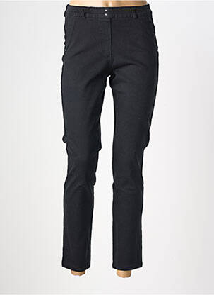 Pantalon 7/8 elasticitate mărime normală negru EAST DRIVE femeie