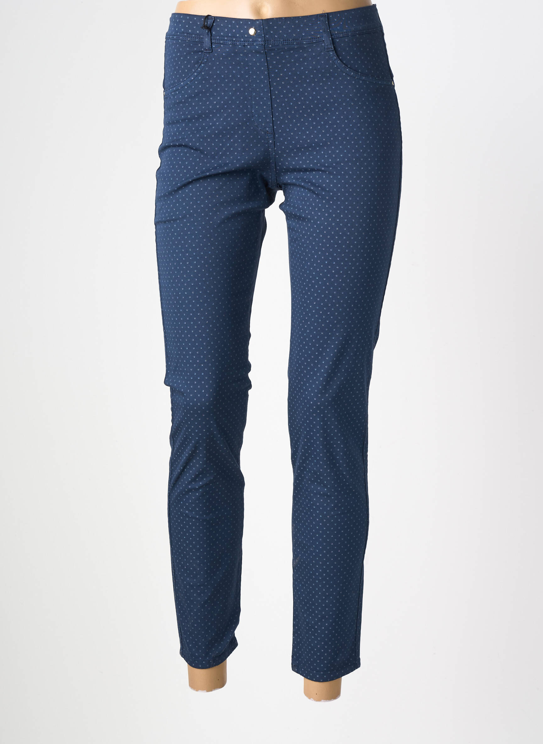 Pantalon 7/8 elasticitate mărime normală albastru EAST DRIVE femeie