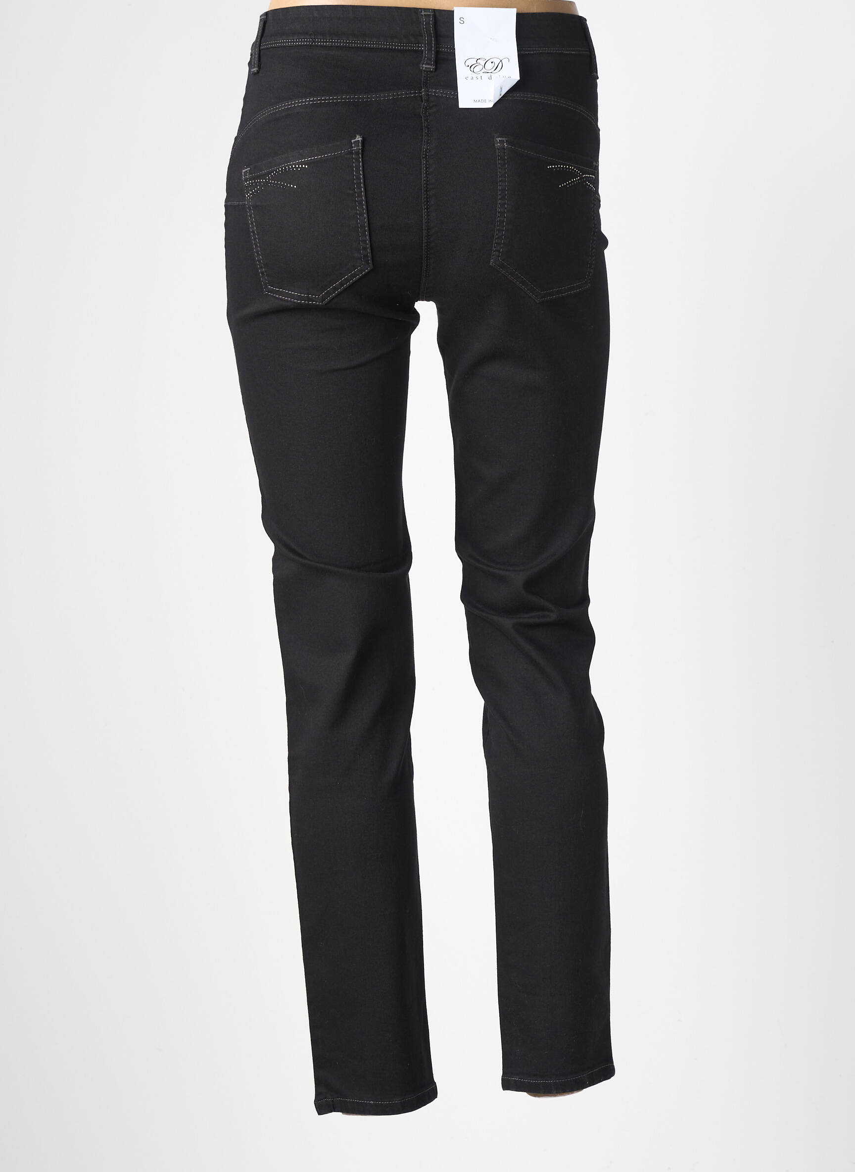 Jegging elasticitate mărime normală negru EAST DRIVE femeie