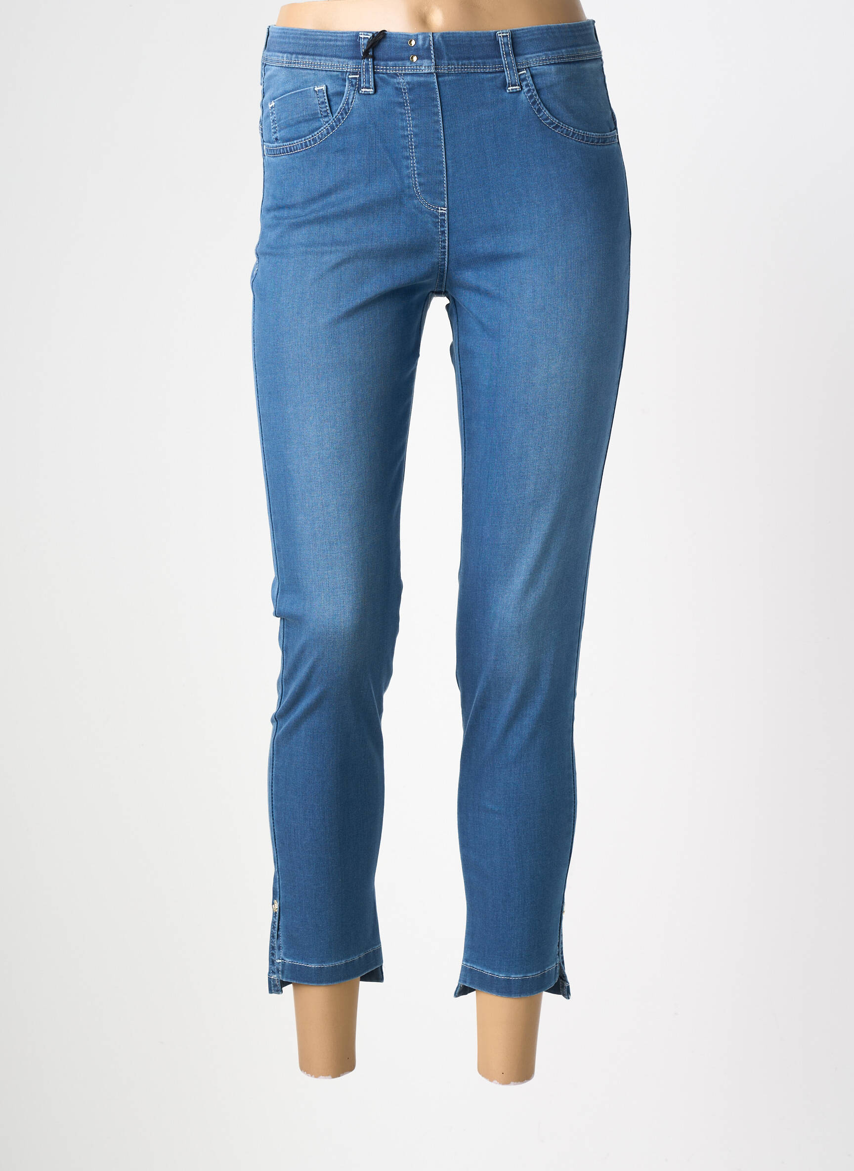 Jegging țesătură denim mărime normală albastru EAST DRIVE femeie