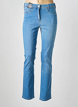 Blugi cu croială slim țesătură brută mărime normală albastru GERKE MY PANTS femeie