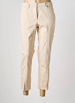 Pantalon 7/8 țesătură poplin mărime normală bej BETTY BARCLAY femeie