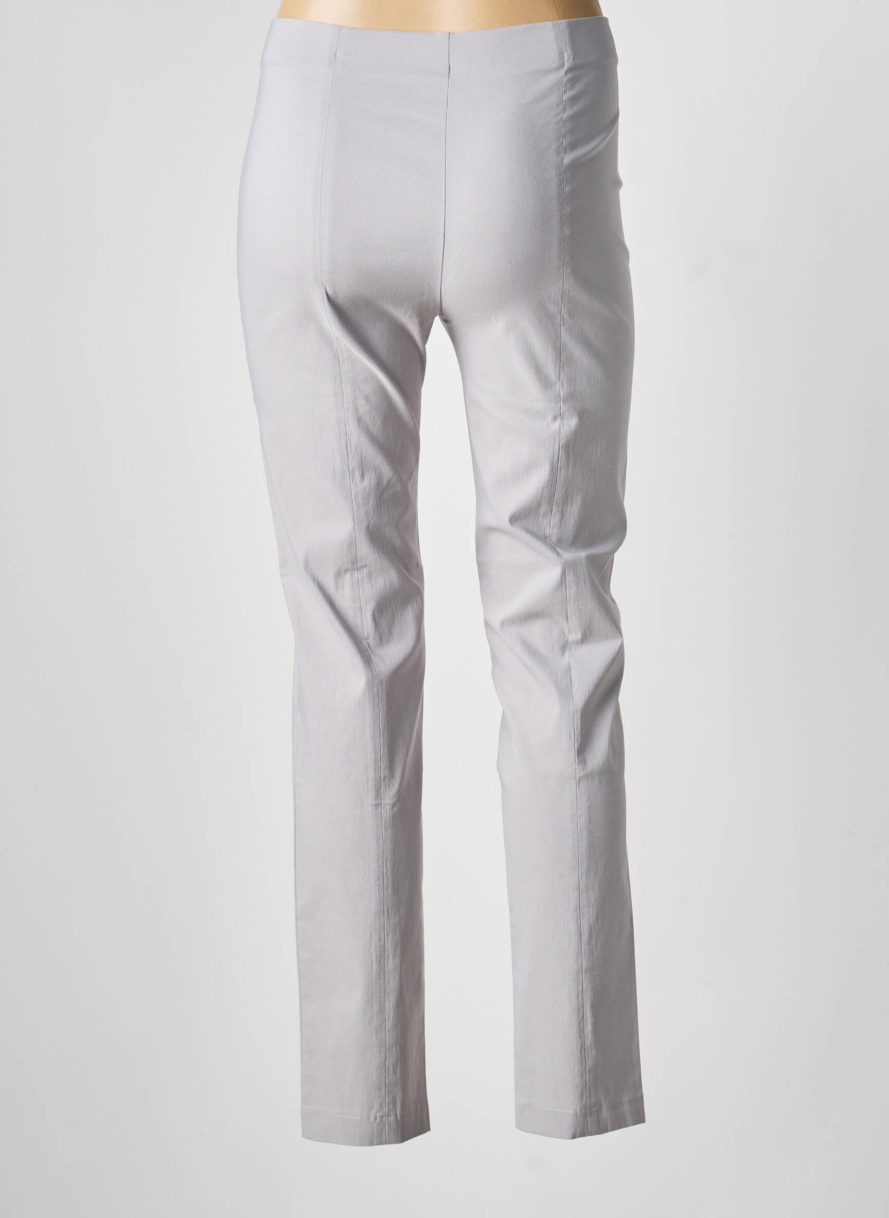 Pantalon slim talie înaltă talie înaltă gri MAGIC SHAPE femeie