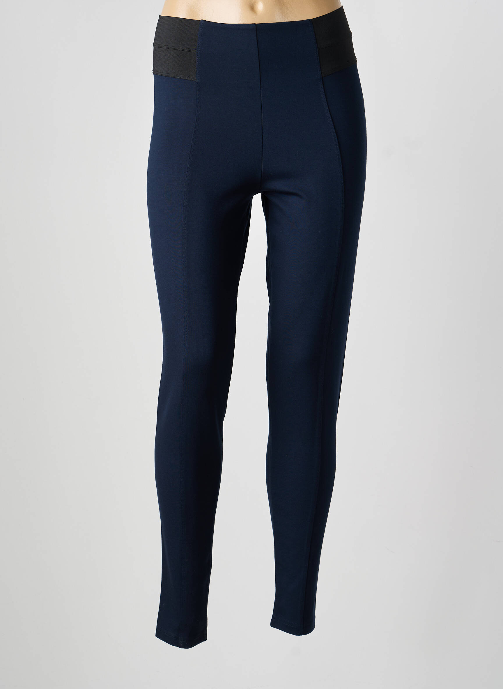 Pantalon slim talie elastică mărime normală albastru BETTY BARCLAY femeie