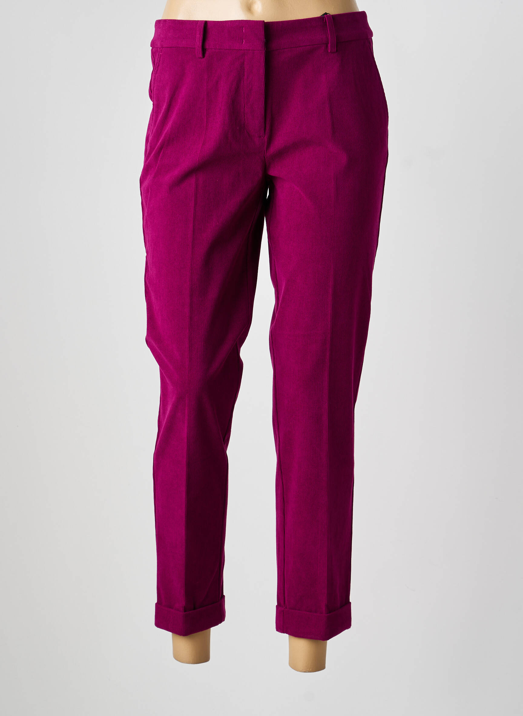Pantalon chino mărime normală mărime normală violet OLSEN femeie