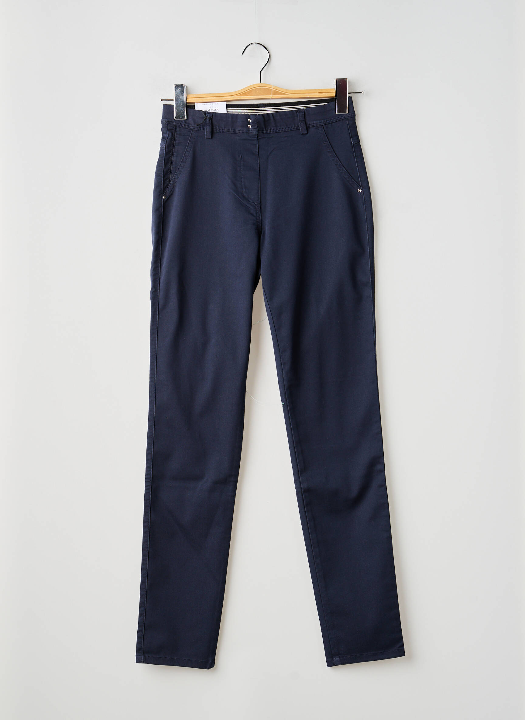 Pantalon slim elasticitate mărime normală albastru EAST DRIVE femeie