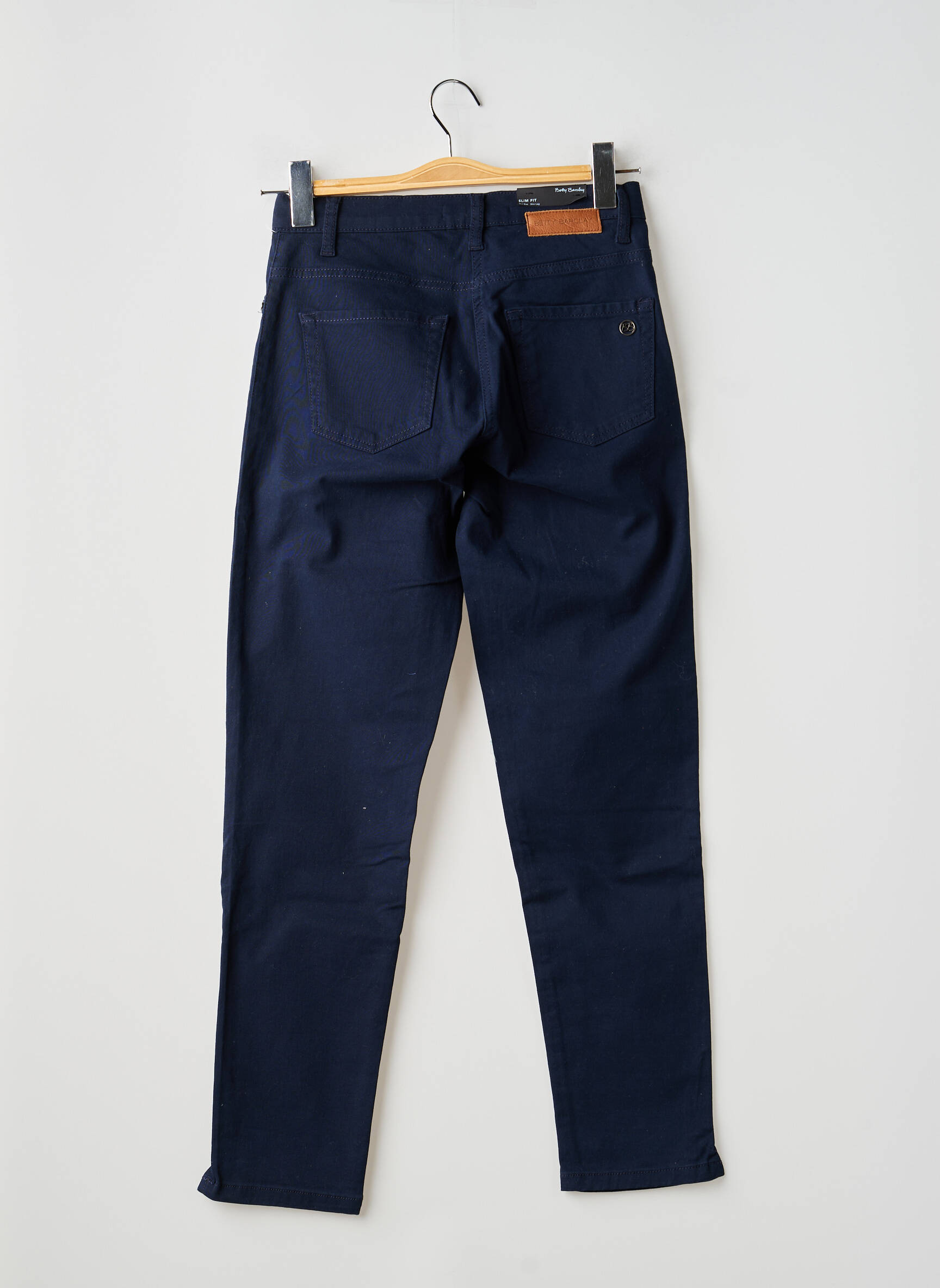 Pantalon slim elasticitate mărime normală albastru BETTY BARCLAY femeie