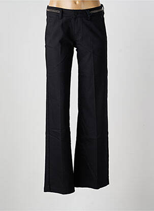 Pantalon evazat talie cu cleme talie înaltă negru FREEMAN T.PORTER femeie