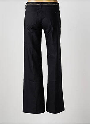 Pantalon evazat talie cu cleme talie înaltă negru FREEMAN T.PORTER femeie