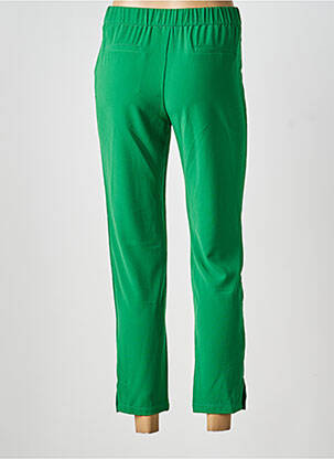 Pantalon 7/8 talie elastică mărime normală verde FELINO femeie