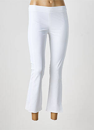 Pantalon 7/8 talie elastică mărime normală alb RAFFAELLO ROSSI femeie