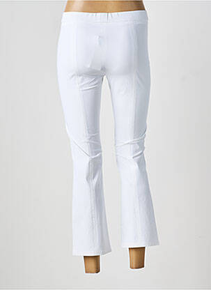 Pantalon 7/8 talie elastică mărime normală alb RAFFAELLO ROSSI femeie