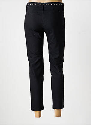 Pantalon chino țesătură poplin mărime normală negru FREEMAN T.PORTER femeie