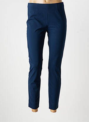 Pantalon 7/8 talie înaltă talie înaltă albastru RAFFAELLO ROSSI femeie