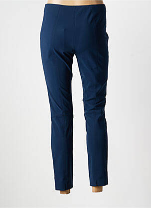 Pantalon 7/8 talie înaltă talie înaltă albastru RAFFAELLO ROSSI femeie
