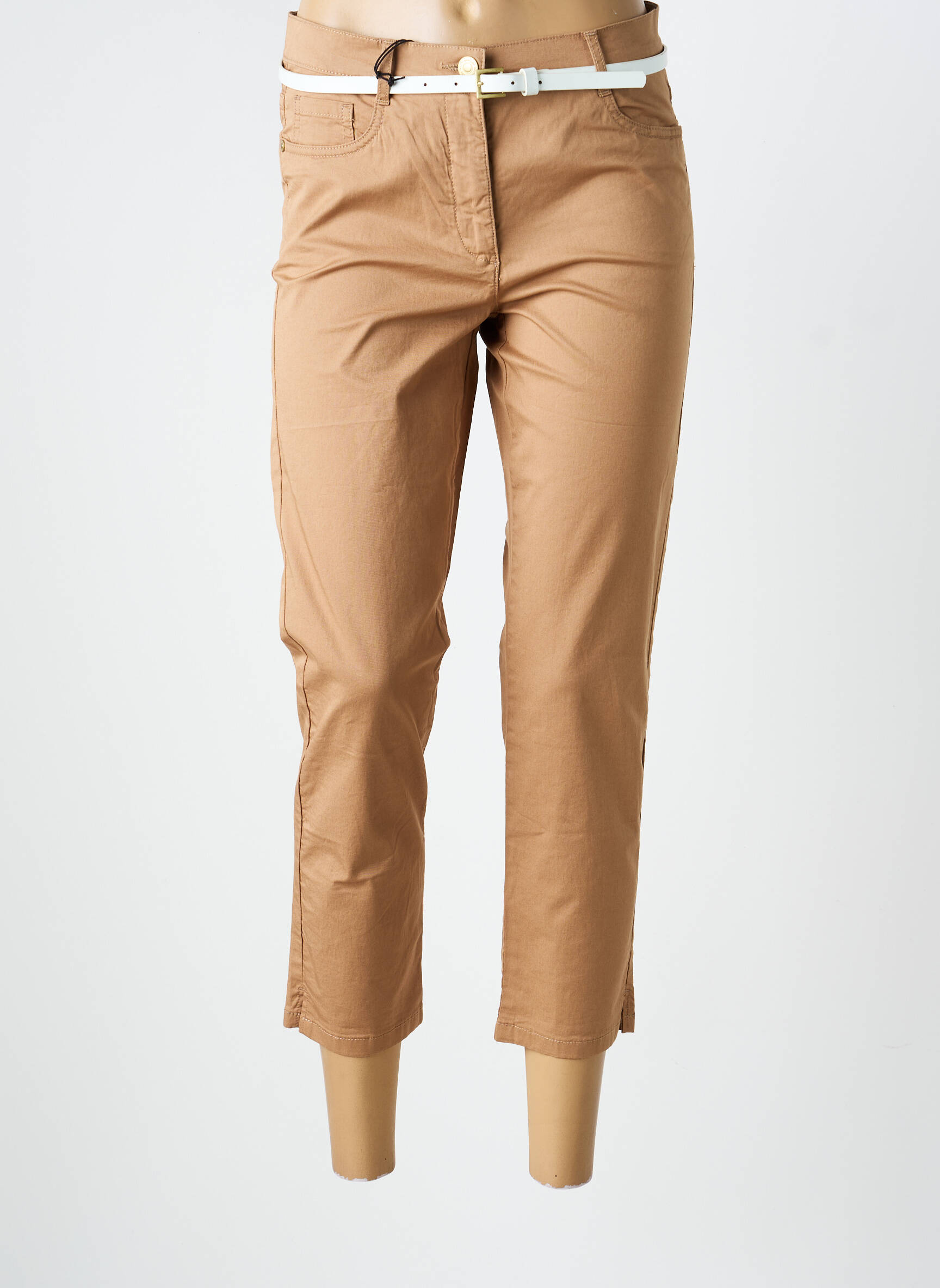 Pantalon 7/8 elasticitate talie joasă maro BETTY BARCLAY femeie