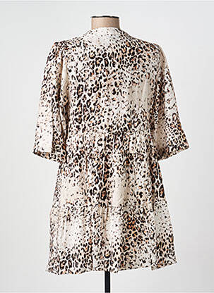 Rochie scurtă mâneci 3/4 mâneci 3/4 bej FREEMAN T.PORTER femeie