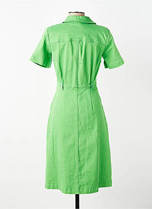 Rochie midi mâneci scurte mâneci scurte verde WHO'S THAT GIRL femeie