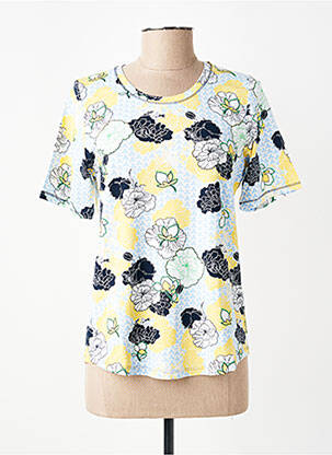 Tricou imprimeu fantezie mâneci scurte galben THOMAS RABE femeie