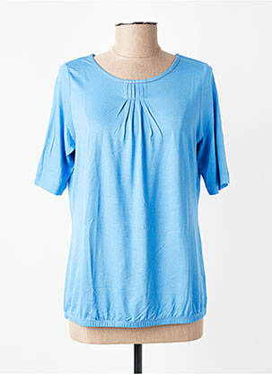 Tricou guler rotund mâneci scurte albastru RABE femeie