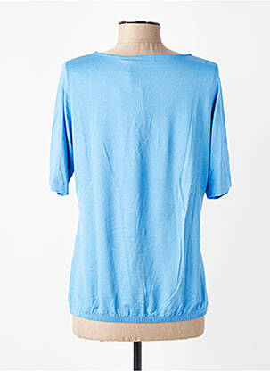 Tricou guler rotund mâneci scurte albastru RABE femeie