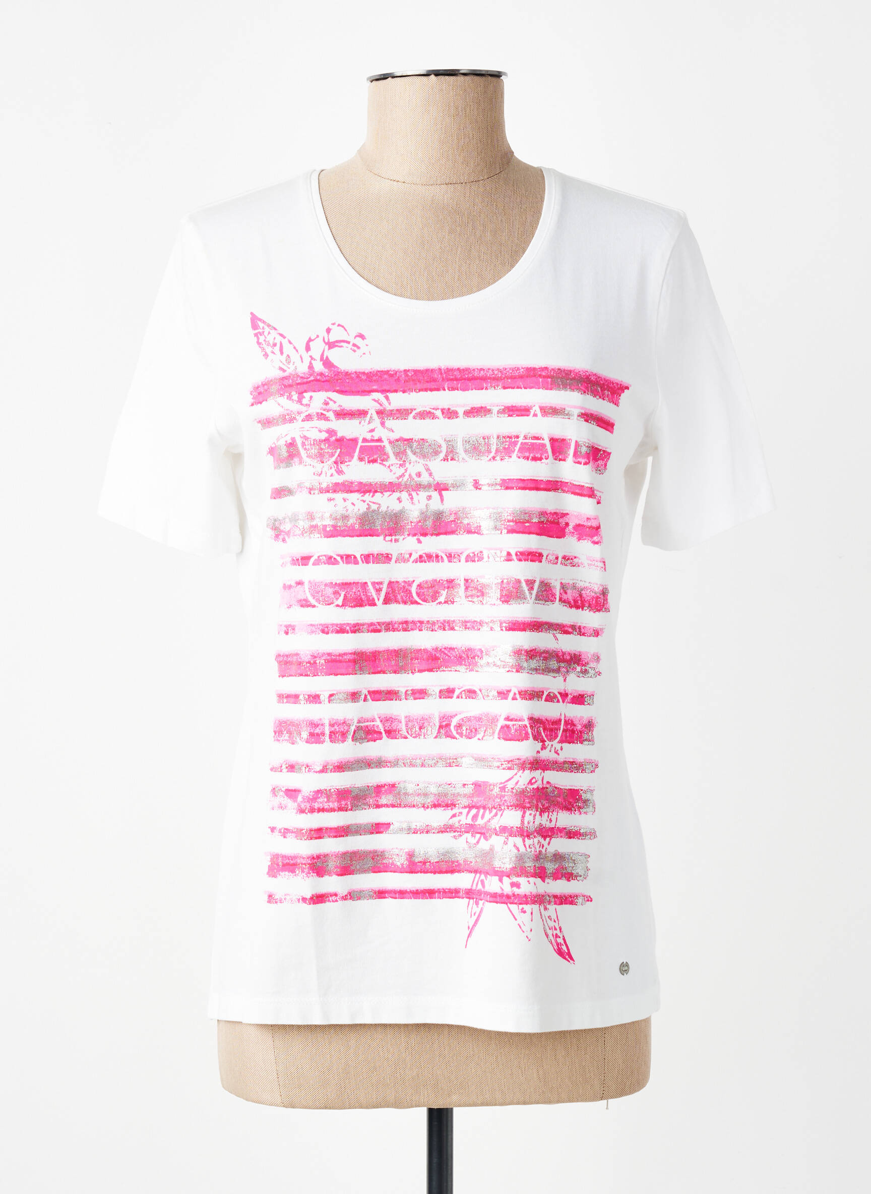 Tricou serigrafie mâneci scurte roz GERRY WEBER femeie