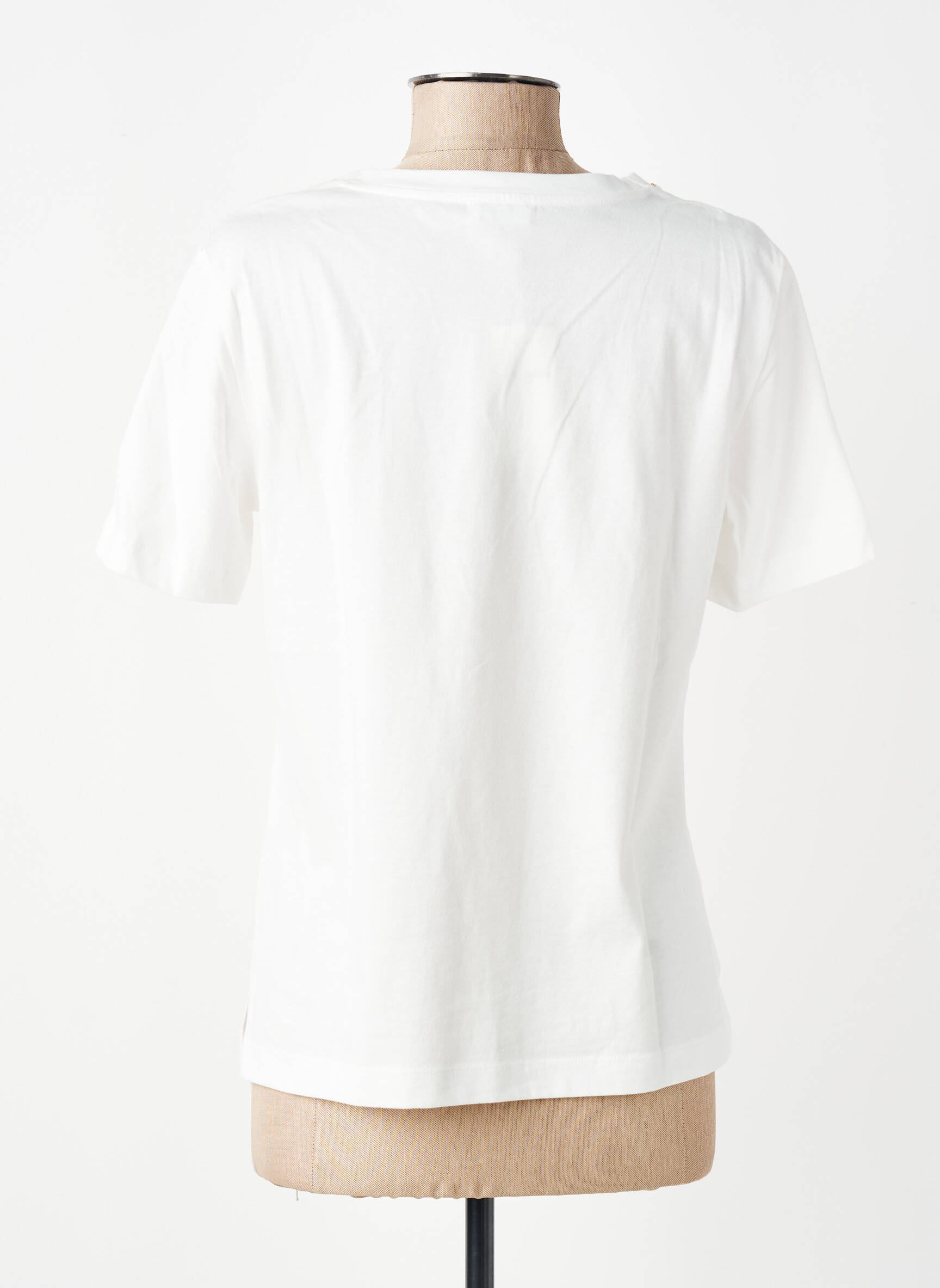 Tricou imprimeu fantezie mâneci scurte alb GERRY WEBER femeie