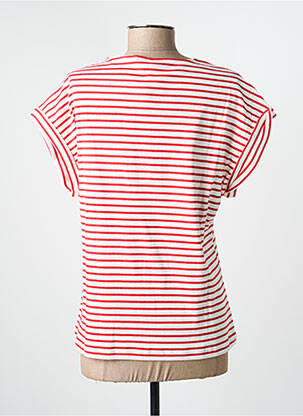 Tricou imprimeu fantezie mâneci scurte roșu THALASSA femeie