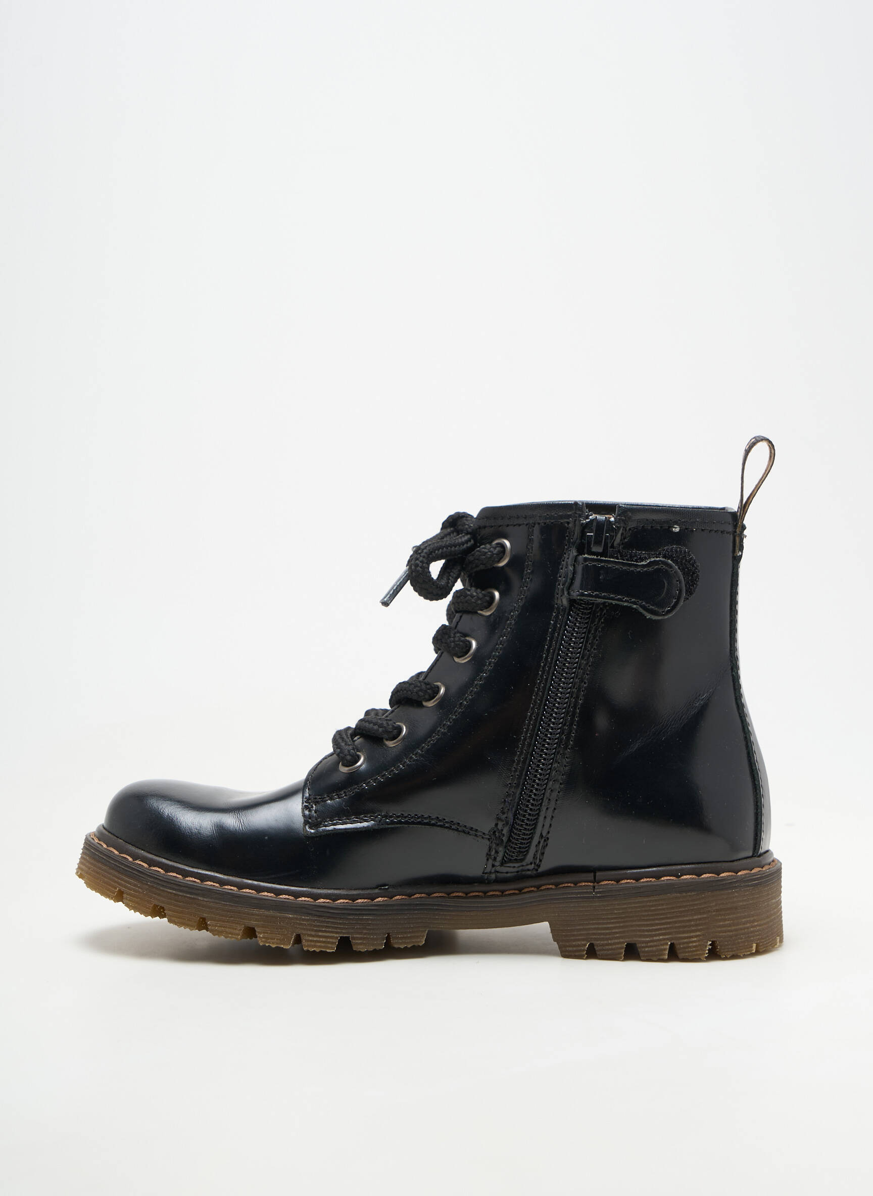 Botine/ghete chiquet chiquet negru ACEBOS fată