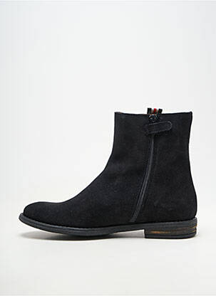 Botine/ghete nubuc toc plat până la 3 cm negru ACEBOS femeie